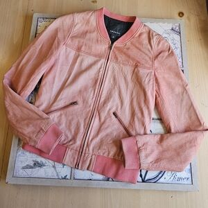 Women's Pink Trouvè Vintage Bomber Jacket
